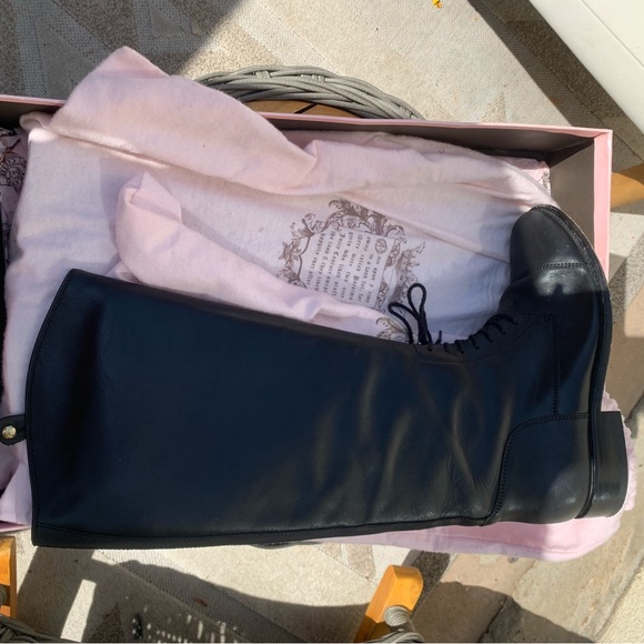 Black Leather Riding Boots Juicy Couture Women’s Size 9
Equestrian Lace Up Tall - Picture 15 of 16